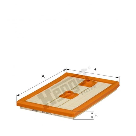 Hengst Air Filter, E1105L E1105L